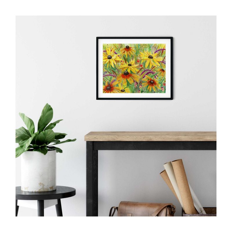 Black-eyed Susans - Art Print - Image 3