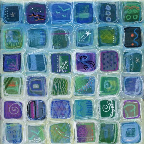 Color Story #2, 6"x12", mixed media