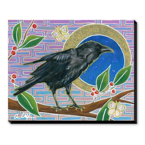 Curious Raven - Art Print
