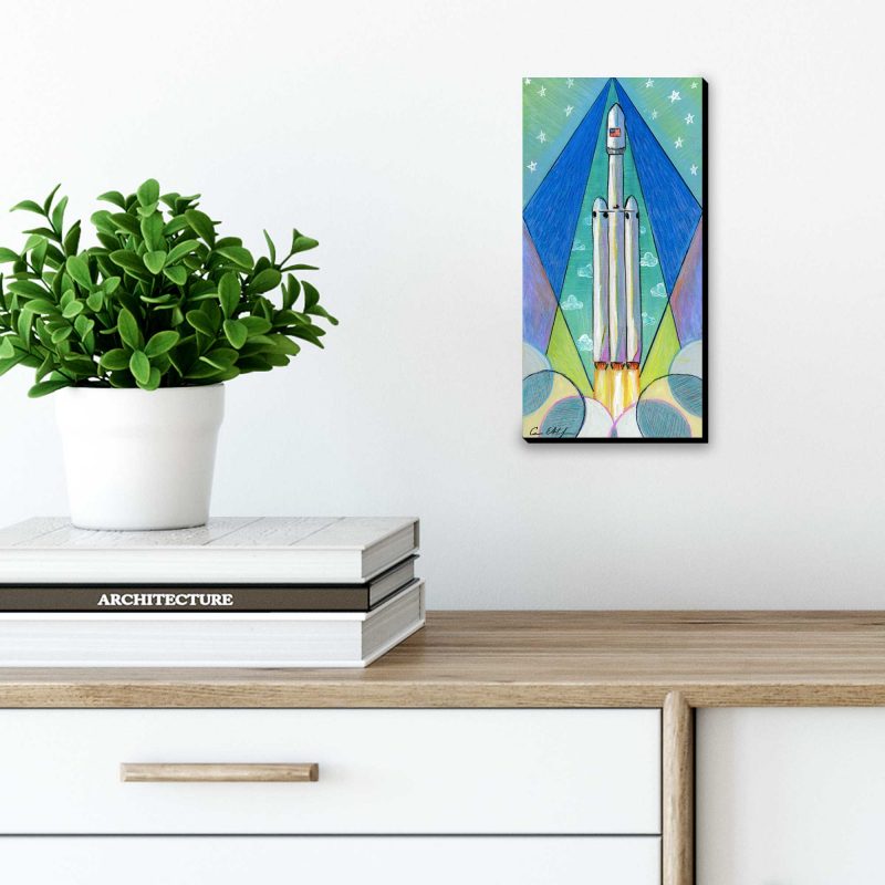 Falcon Heavy - Original Art - Image 2