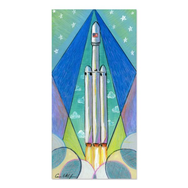 Falcon Heavy #1 - Art Print