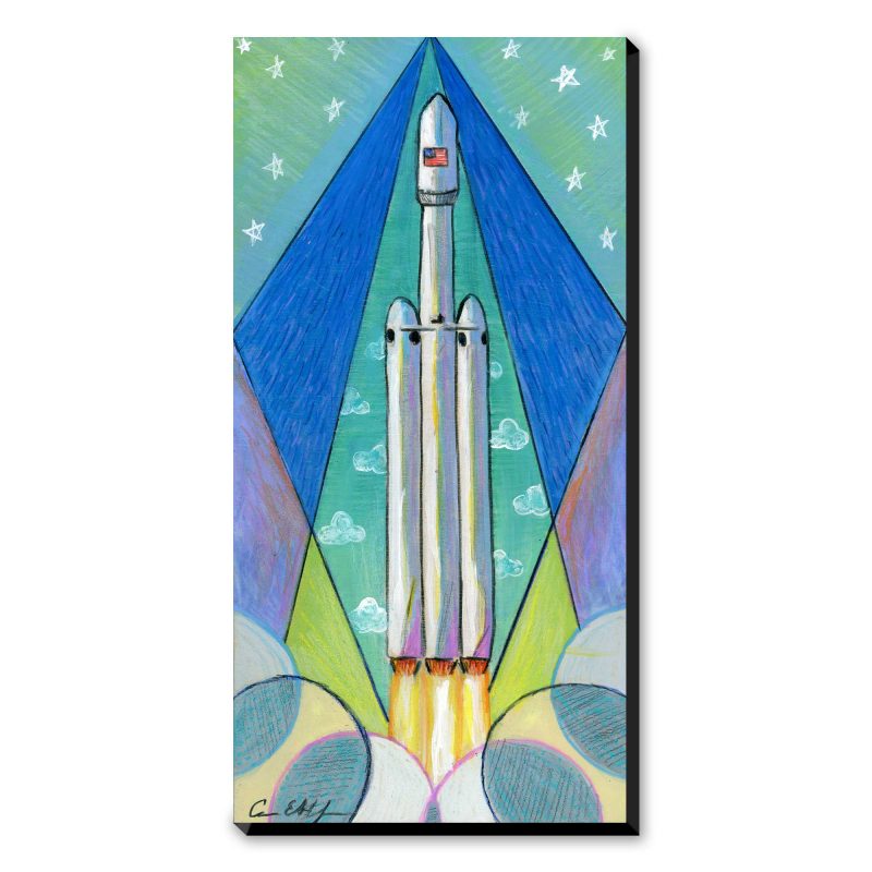 Falcon Heavy - Original Art - Image 3