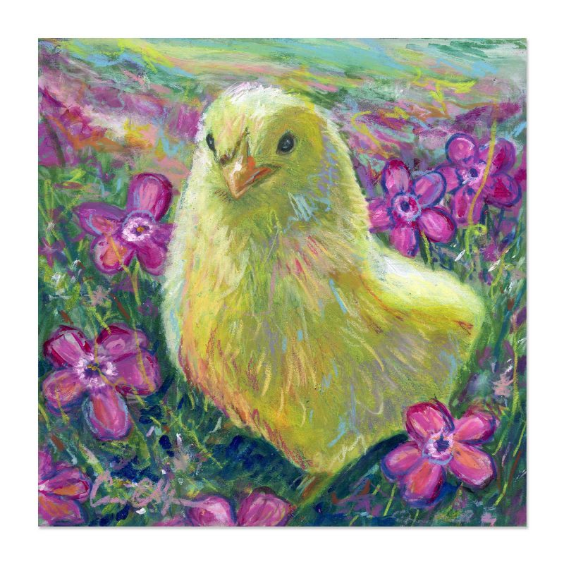 Flower Chick - Art Print - Image 4