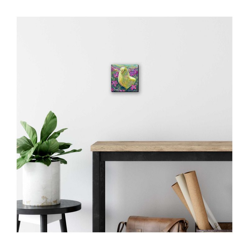 Flower Chick - Art Print - Image 3