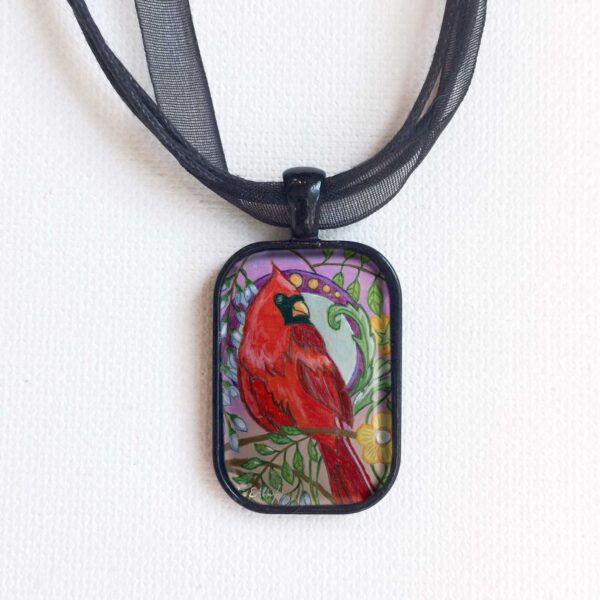 Garden Cardinal - Pendant