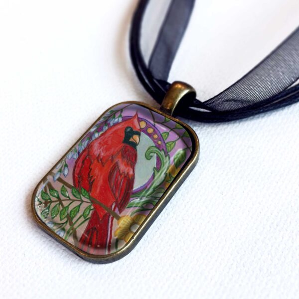 Garden Cardinal - Pendant