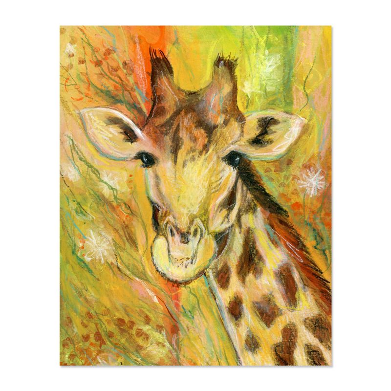 Giraffe Wishes - Art Print - Image 2