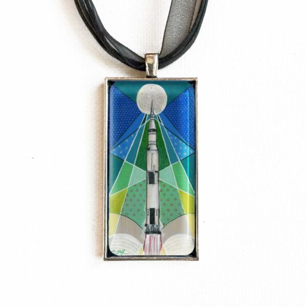 Holiday Saturn V - Pendant