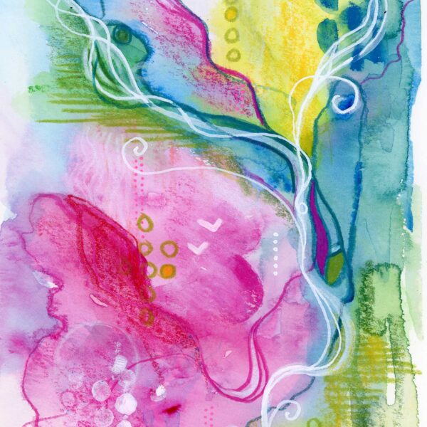 Journey #6, 5"x7", mixed media