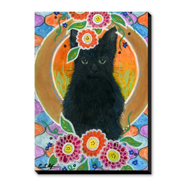 Little Black Fluff - Art Print