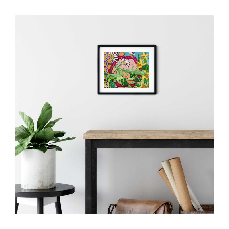 Praying Mantis - Art Print - Image 3