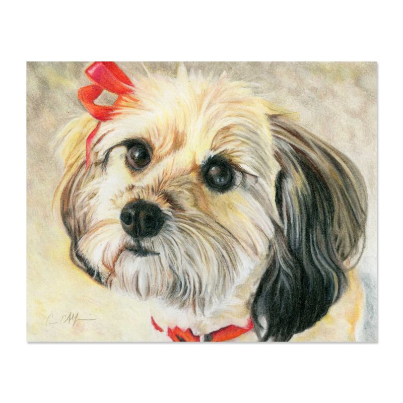 Red Ribbon - Art Print - Image 2