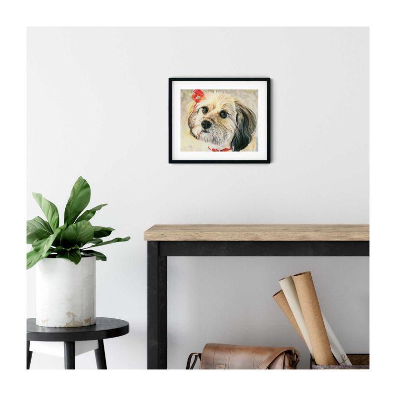 Red Ribbon - Art Print - Image 3