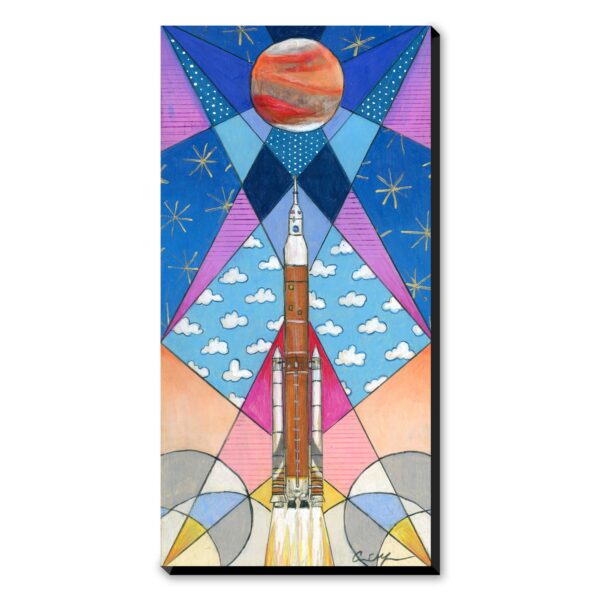 SLS to Mars - Art Print