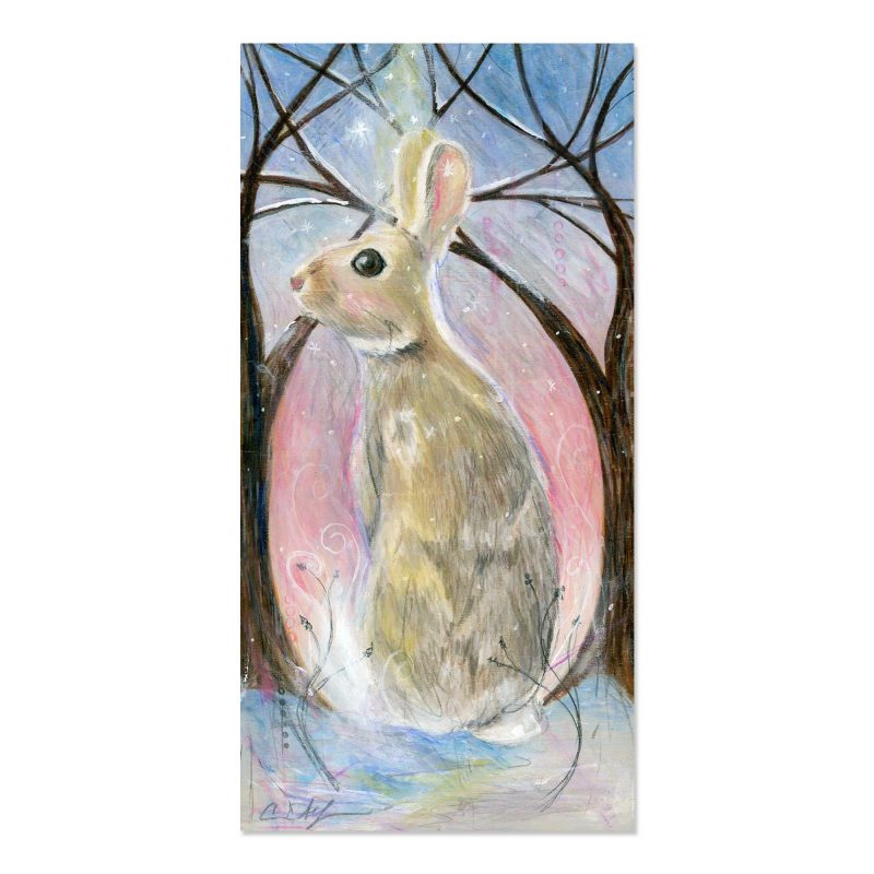 Snow Bunny - Art Print - Image 2