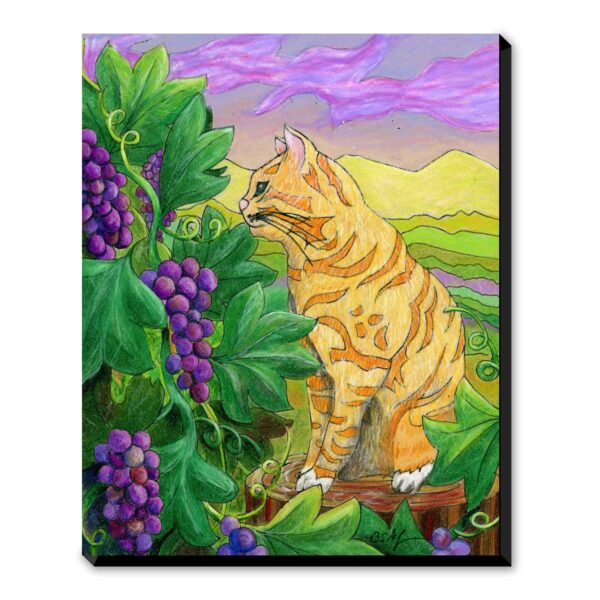 Vineyard Tabby - Art Print