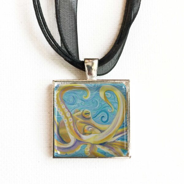 Yellow Octopus - Pendant