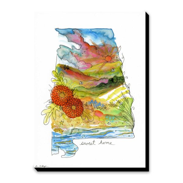 Fall Mums (AL) - Art Print