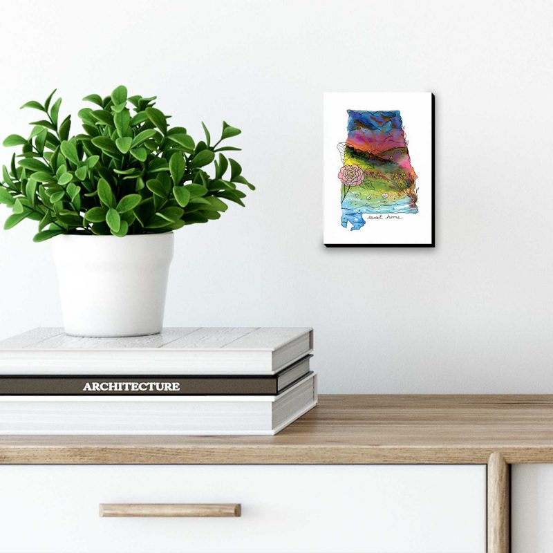 Sunset Camellia (AL) - Art Print - Image 4