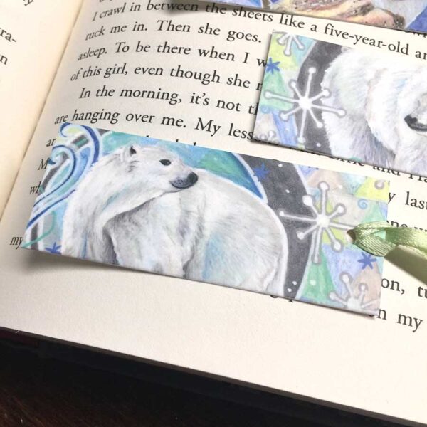 Winter Whites Mini-Bookmarks