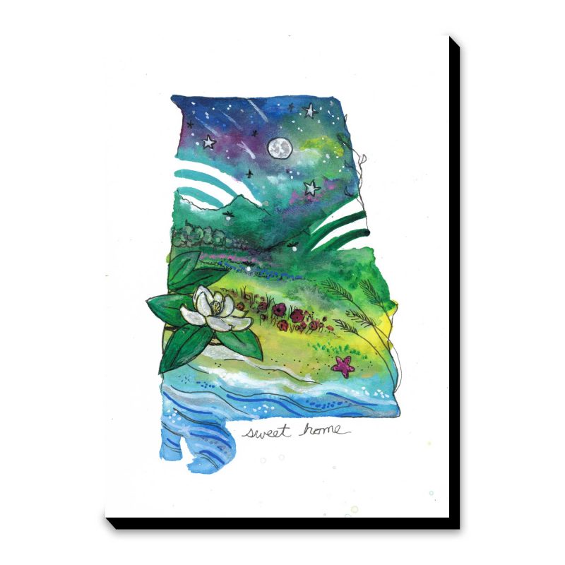 Sweet Home Alabama Magnolia - Art Print