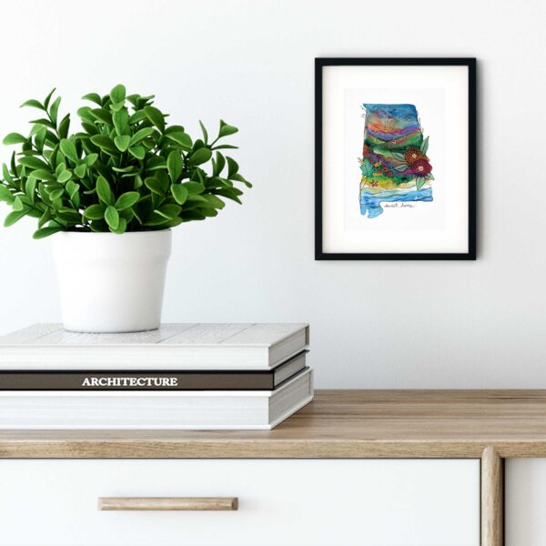 Sweet Home Alabama Sunset - Art Print