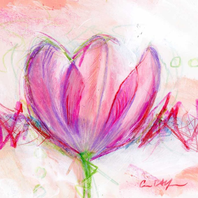Pink Tulip - Original Art