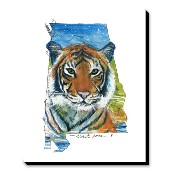 Track 'Em Tigers - Art Print