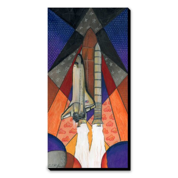Discovery Night Launch - Art Print