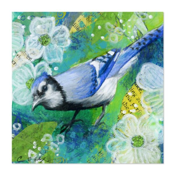Curious Bluejay - Art Print