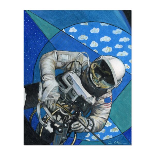 Ed White Walks - Art Print