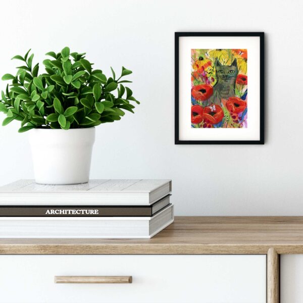 Furry Flower - Art Print
