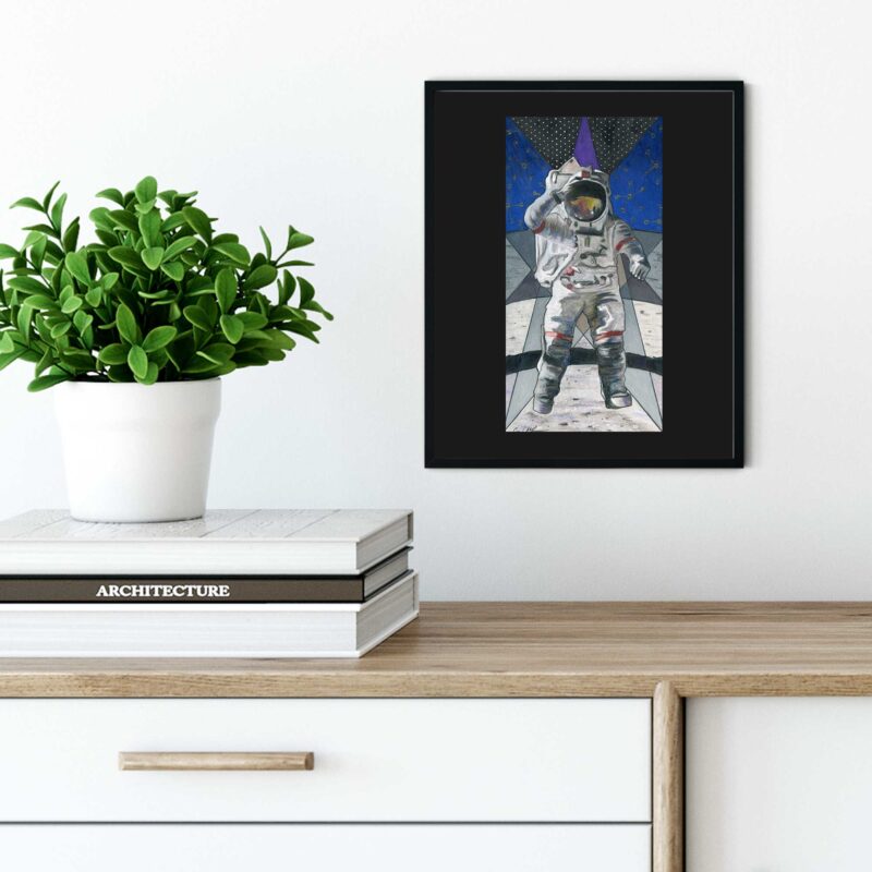 Jumping Salute - Art Print - Image 2