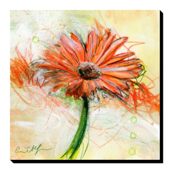 Orange Gerbera Daisy - Art Print