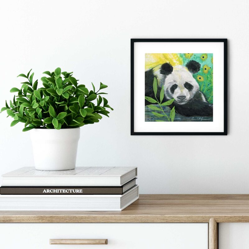 Panda Gaze - Art Print - Image 4