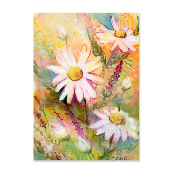Playful Daisies - Art Print