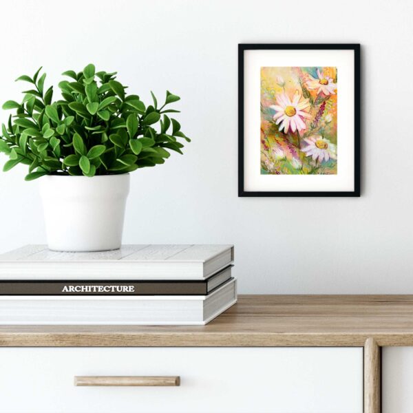 Playful Daisies - Art Print
