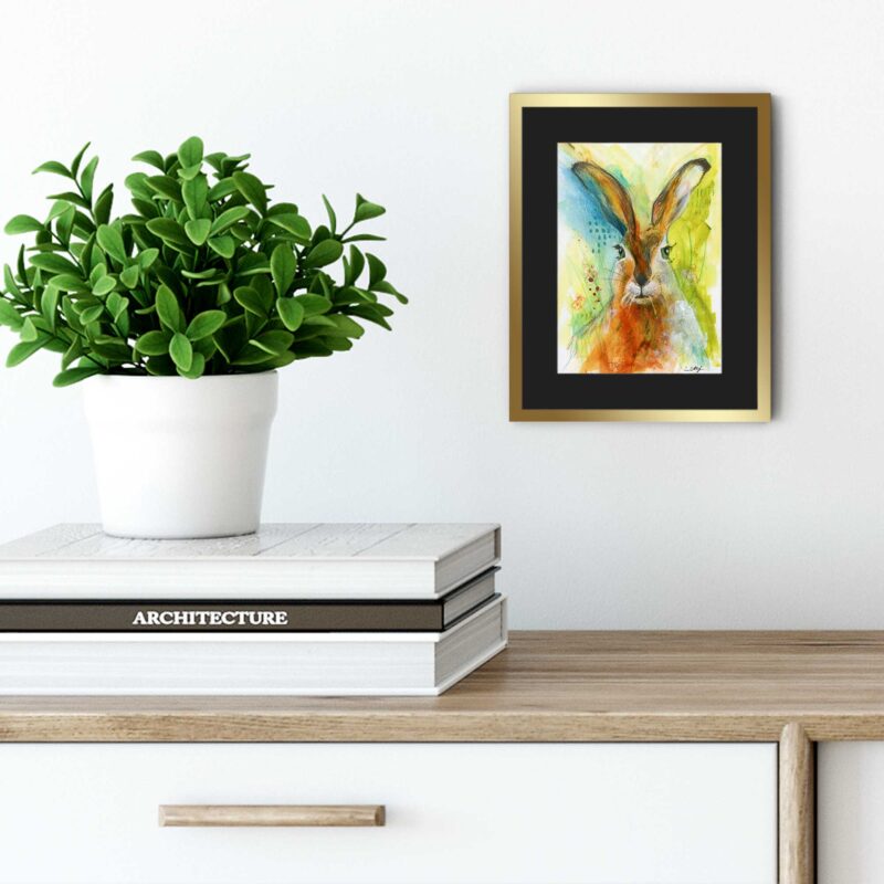 Rabbit in Late Summer - Art Print - Image 5