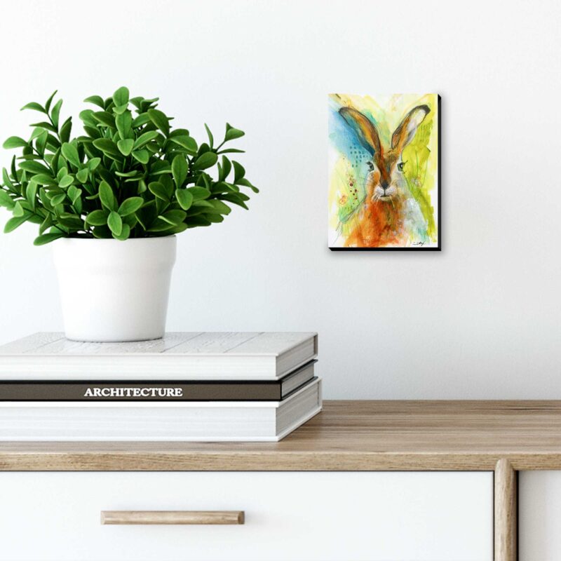 Rabbit in Late Summer - Art Print - Image 3