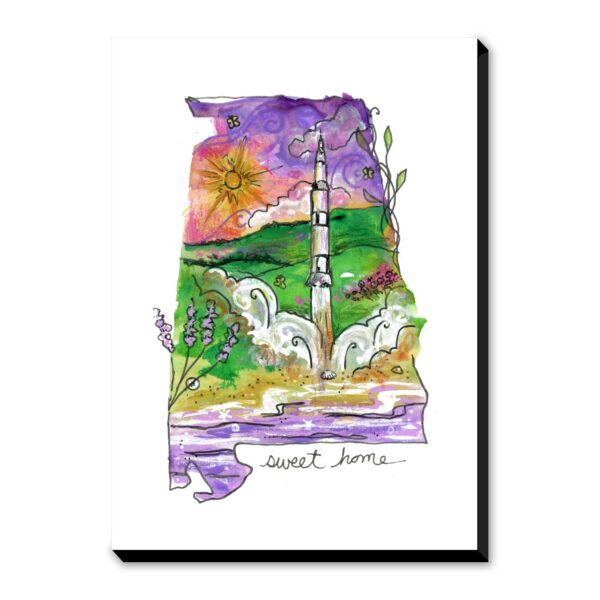 Saturn V Sunrise (AL) - Art Print
