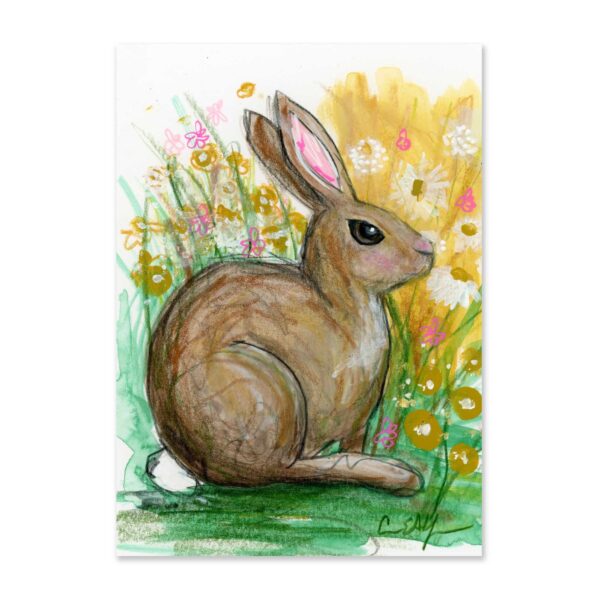 Spring Bunny - Art Print