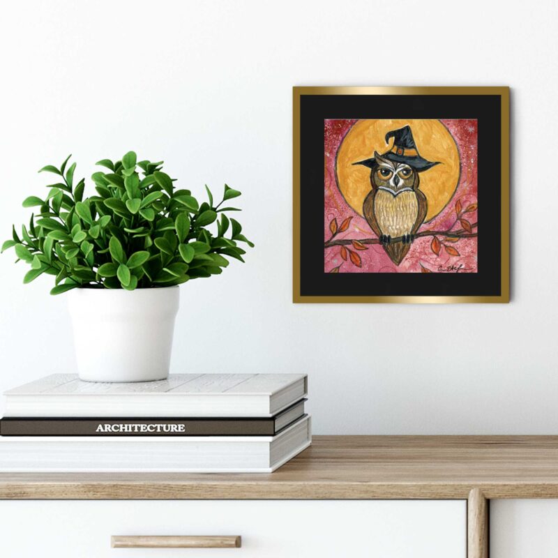 Witchy Owl - Art Print - Image 5