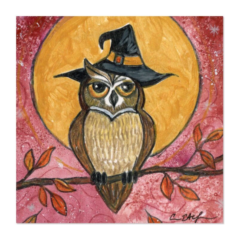 Witchy Owl - Art Print