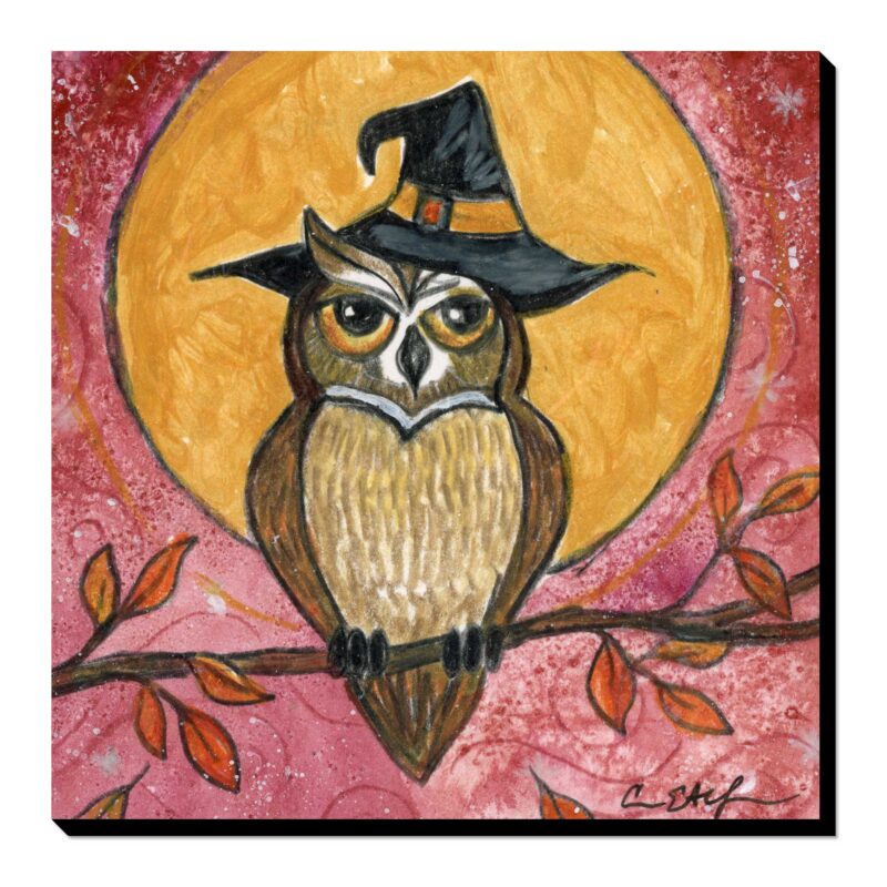Witchy Owl - Art Print - Image 4