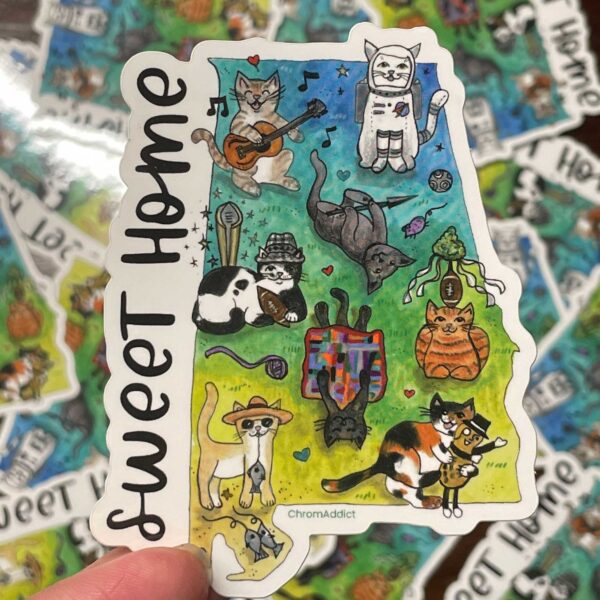 Sticker - Sweet Home Alabama Cats