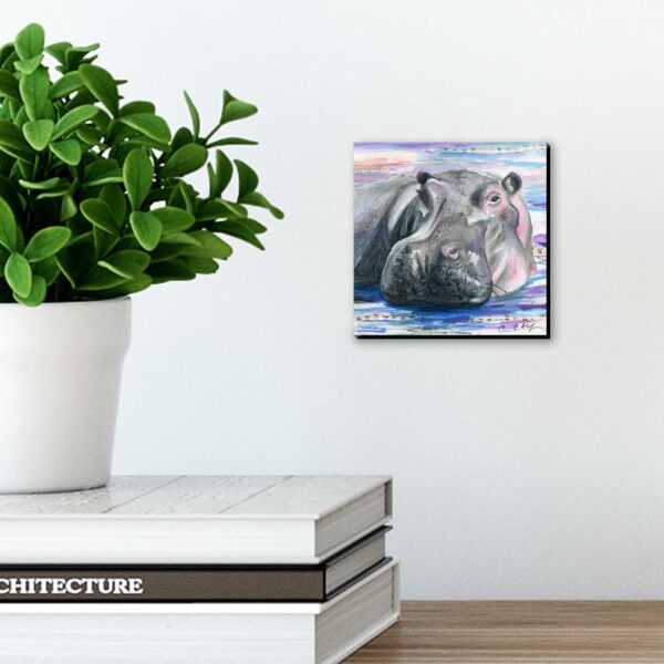 Happy Hippo - Original Art