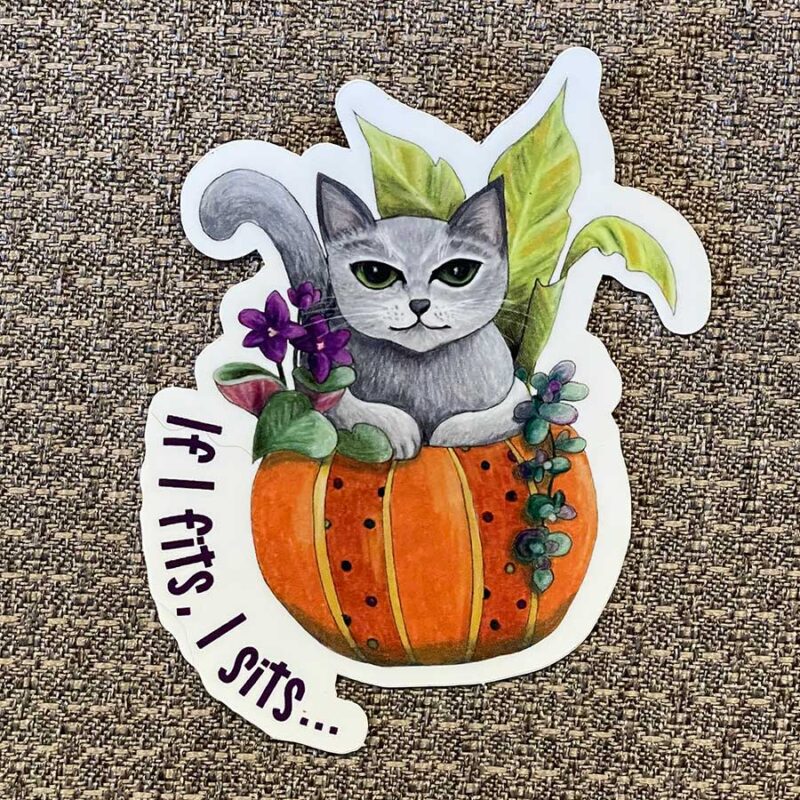Sticker - If I Fits, I Sits - Image 4