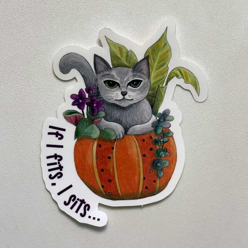 Sticker - If I Fits, I Sits - Image 5