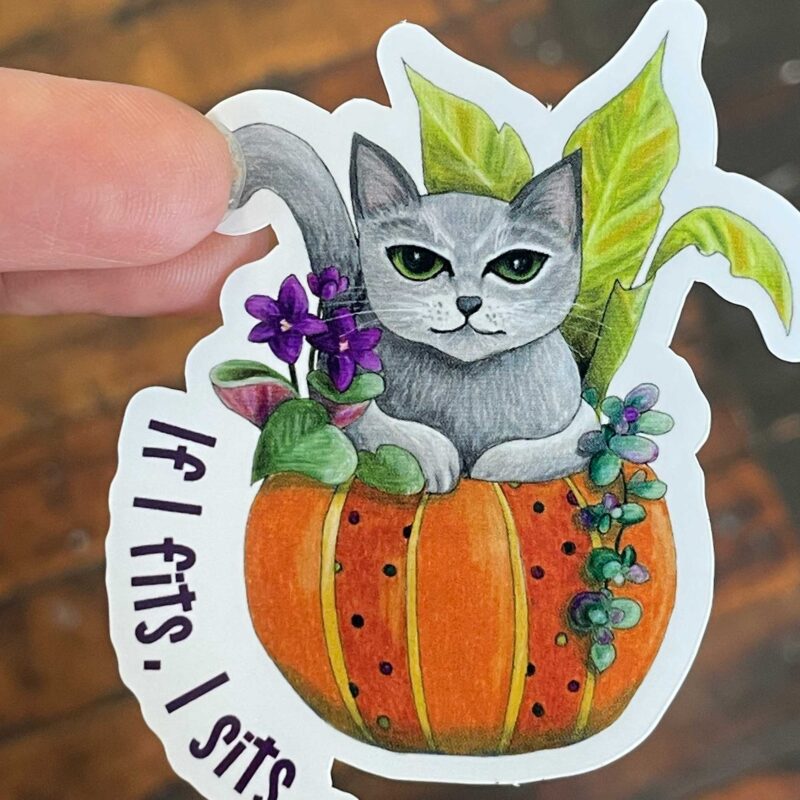 Sticker - If I Fits, I Sits - Image 3