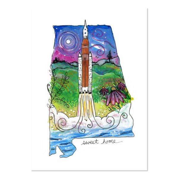 SLS Takes Flight (AL) - Original Art